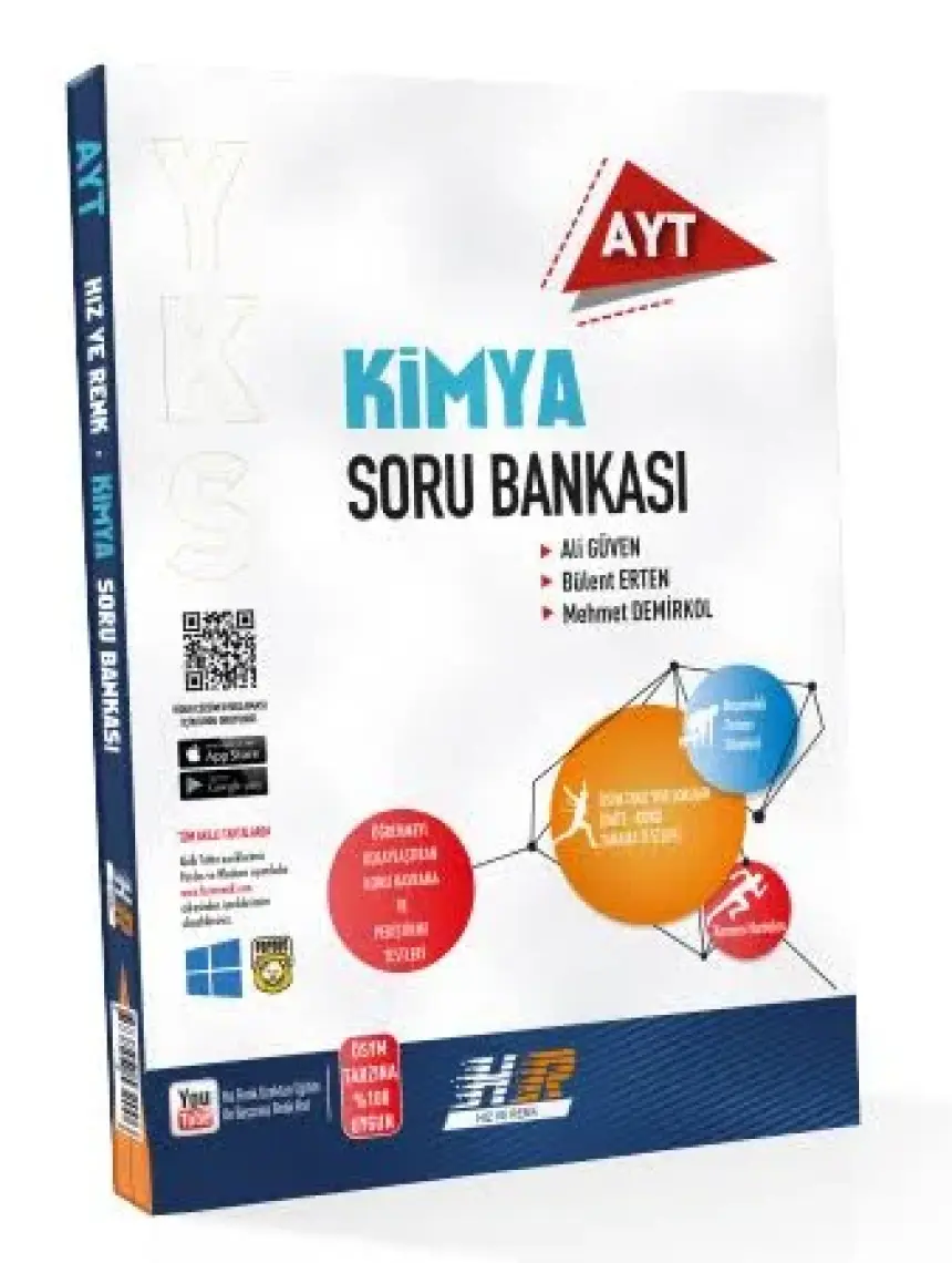 Hız ve Renk Yayınları AYT Kimya Soru Bankası
