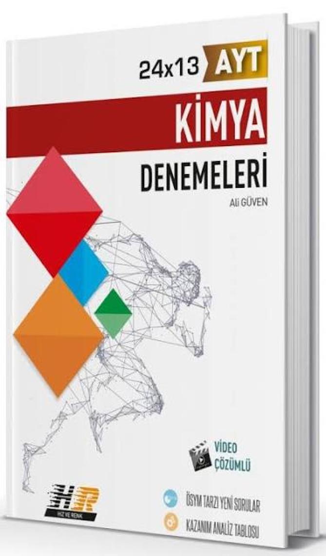 Hız ve Renk Yayınları AYT Kimya 24x13 Denemeleri