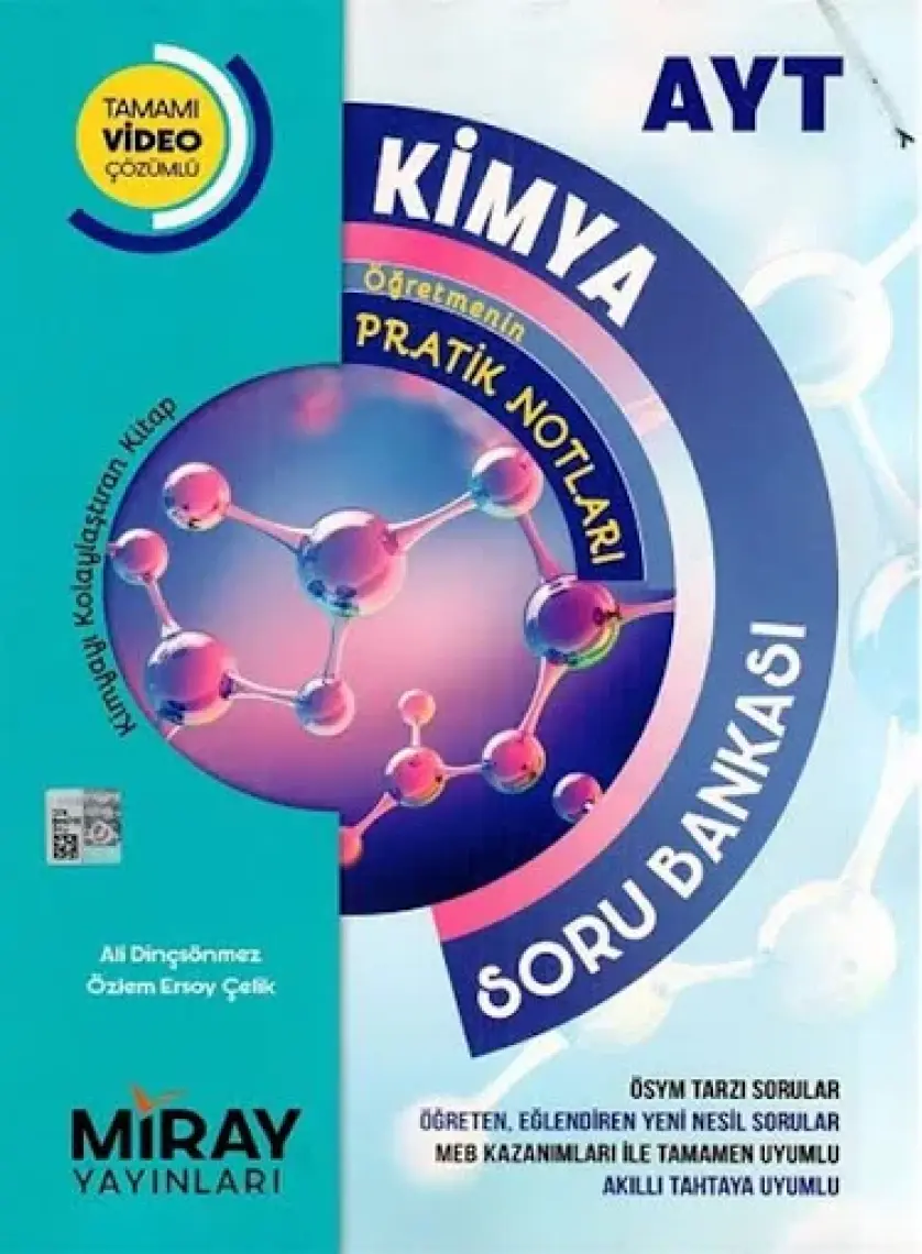 Miray Yayınları AYT Video Çözümlü Kimya Soru Bankası
