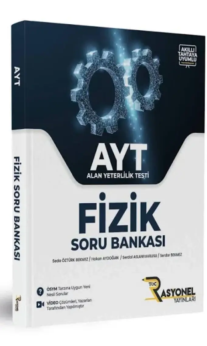 Rasyonel Yayınları AYT Fizik Soru Bankası (Yazarlarından Video Çözümlü)