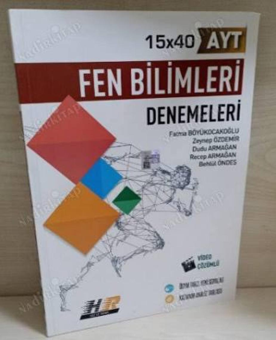 Hız ve Renk Yayınları AYT Fen Bilimleri 15 x 40 Denemeleri
