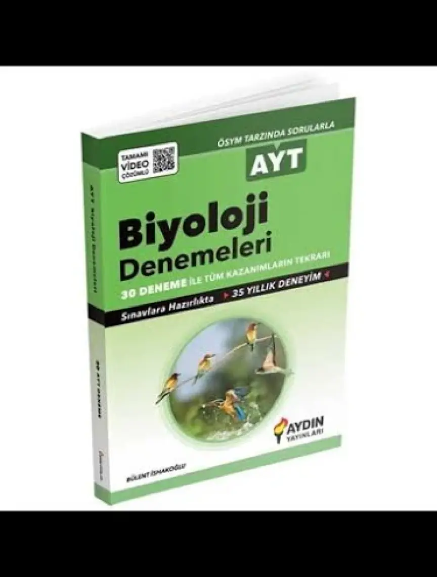 Aydın Yayınları AYT Biyoloji 30'lu Deneme Sınavı