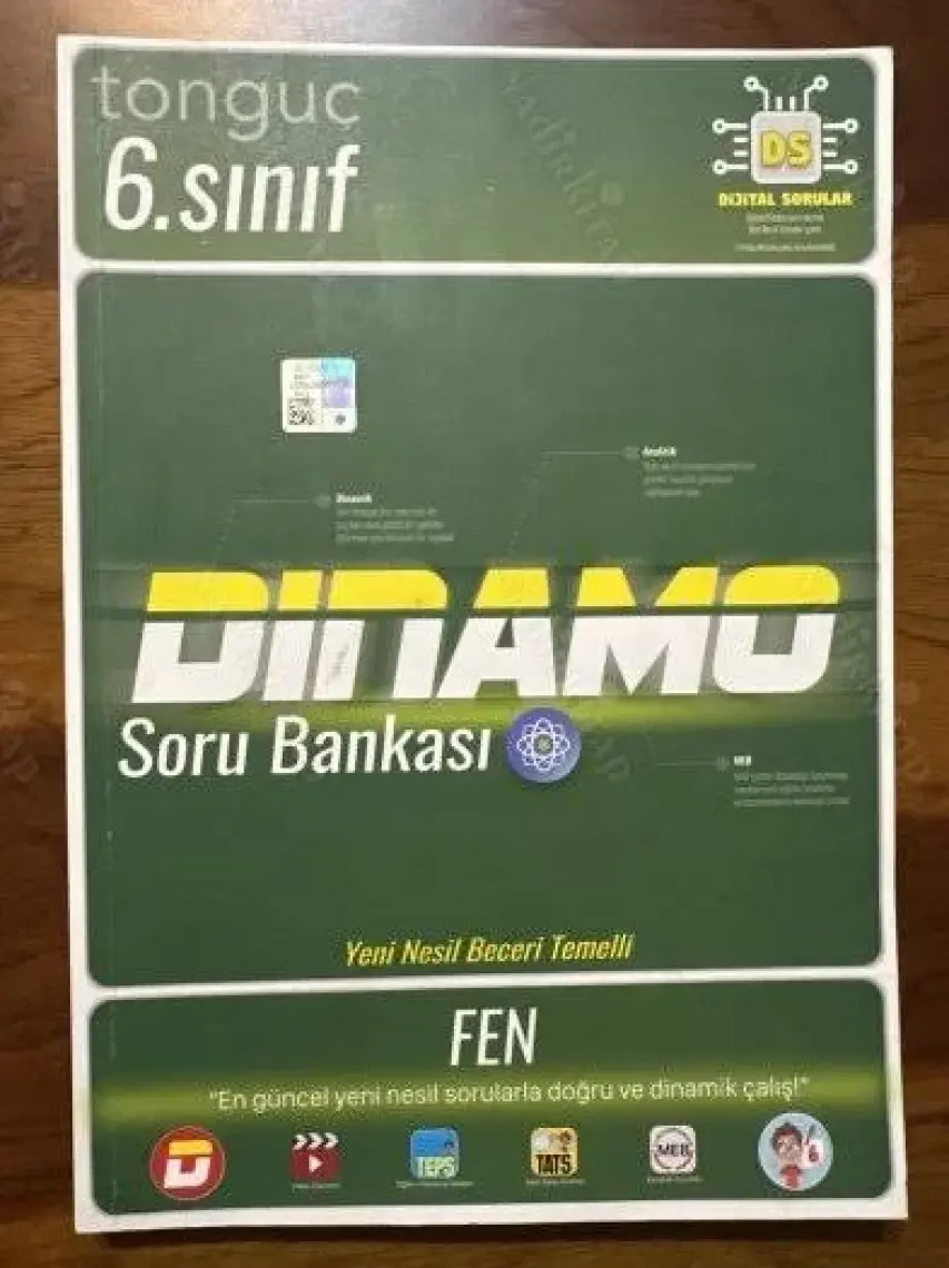 Tonguç Akademi 6. Sınıf Fen Bilimleri Dinamo Soru Bankası