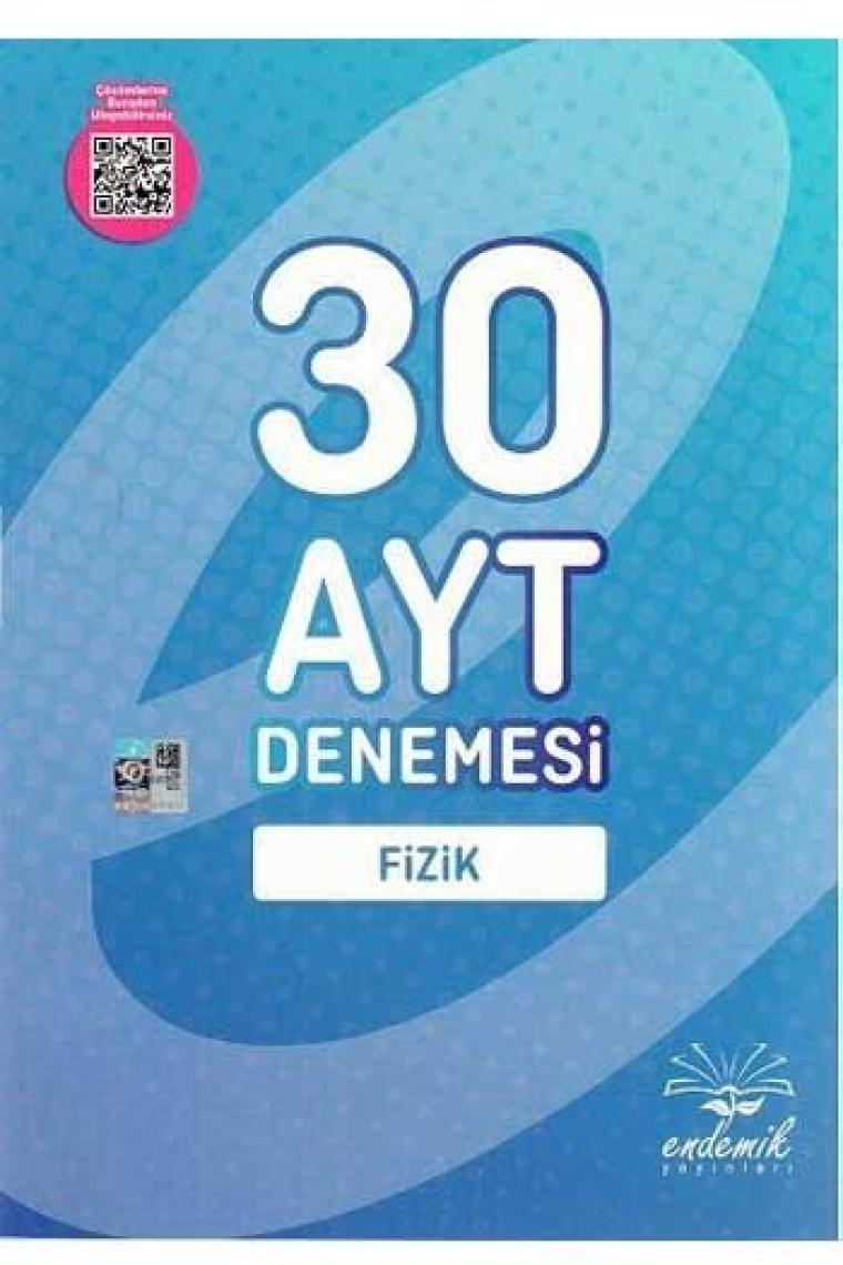 Endemik Yayınları AYT Fizik 30 Deneme