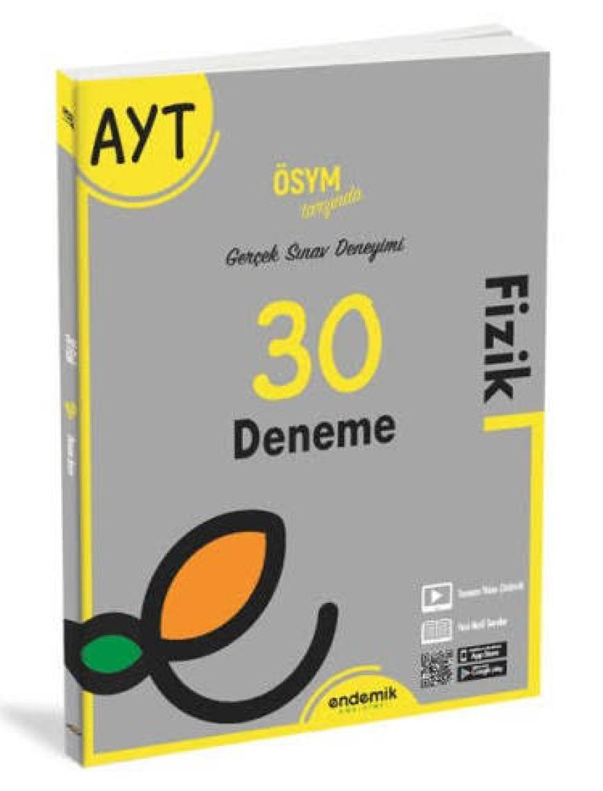 Endemik Yayınları AYT Fizik 30 Deneme