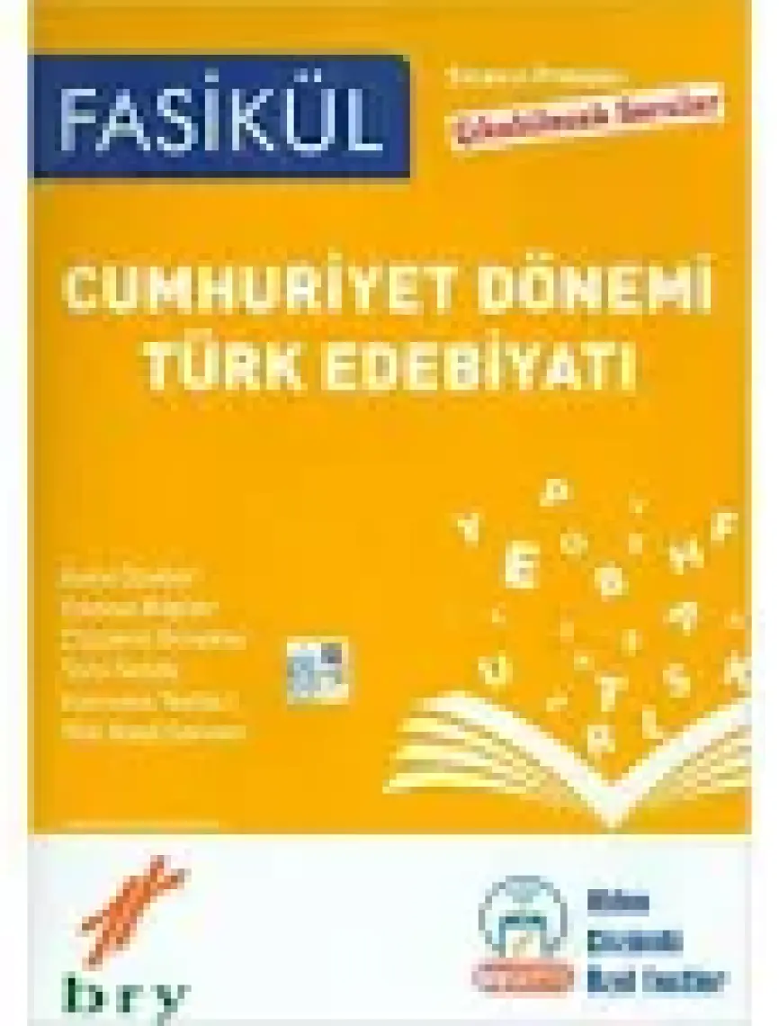 Bry Birey Eğitim Yayınları Sınavın Provası Çıkabilecek Sorular - Fasikül Cumhuriyet Dönemi Türk Edebiyatı