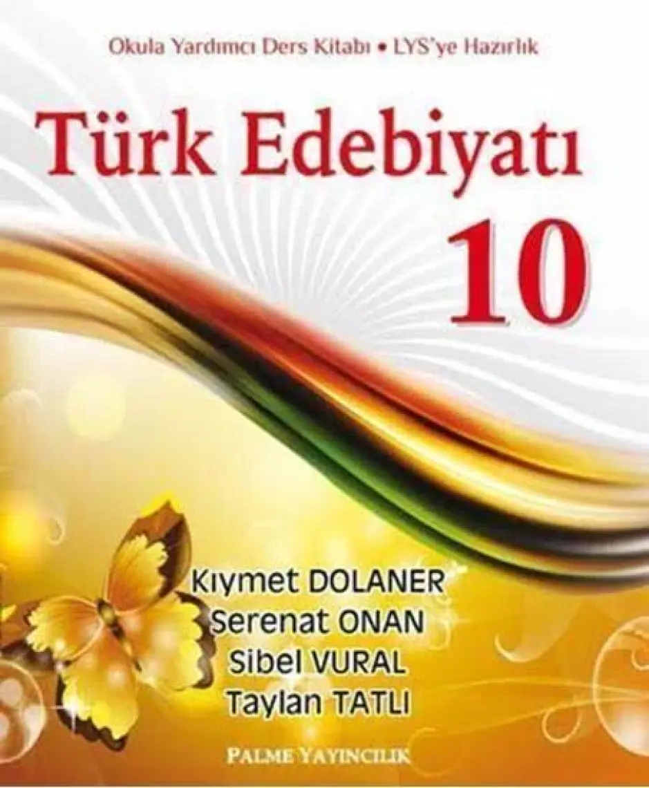 Palme Yayıncılık 10. Sınıf Türk Dili ve Edebiyatı Soru Bankası