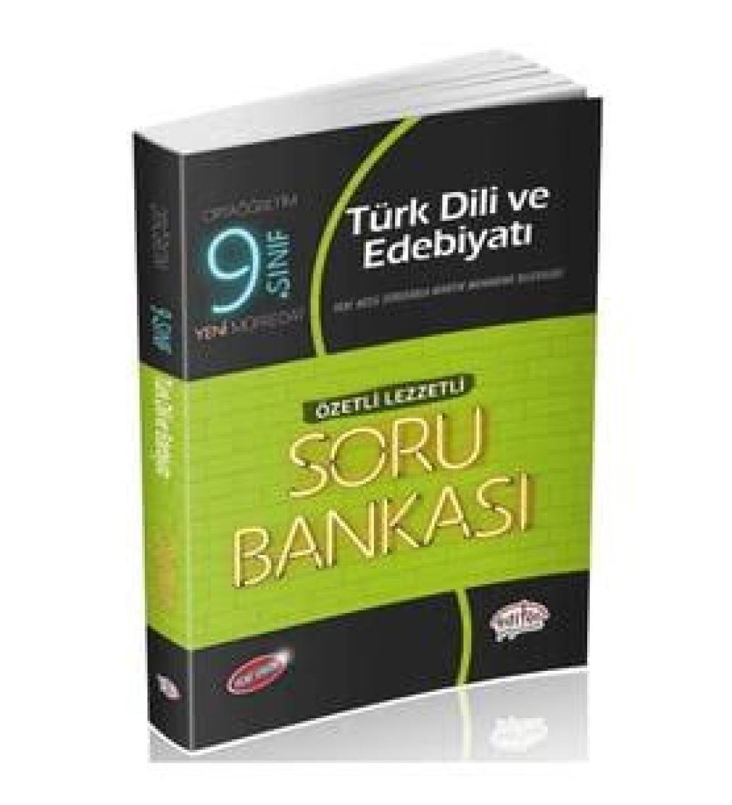 Editör Yayınları 9. Sınıf Türk Dili ve Edebiyatı Özetli Lezzetli Soru Bankası