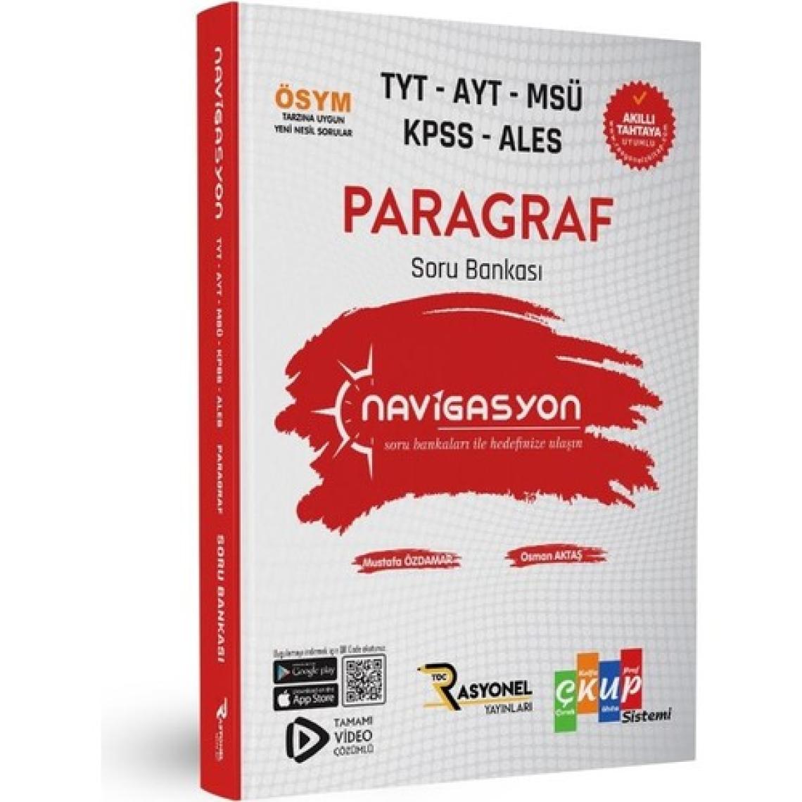 Rasyonel Yayınları TYT - AYT - MSÜ Paragraf Soru Bankası