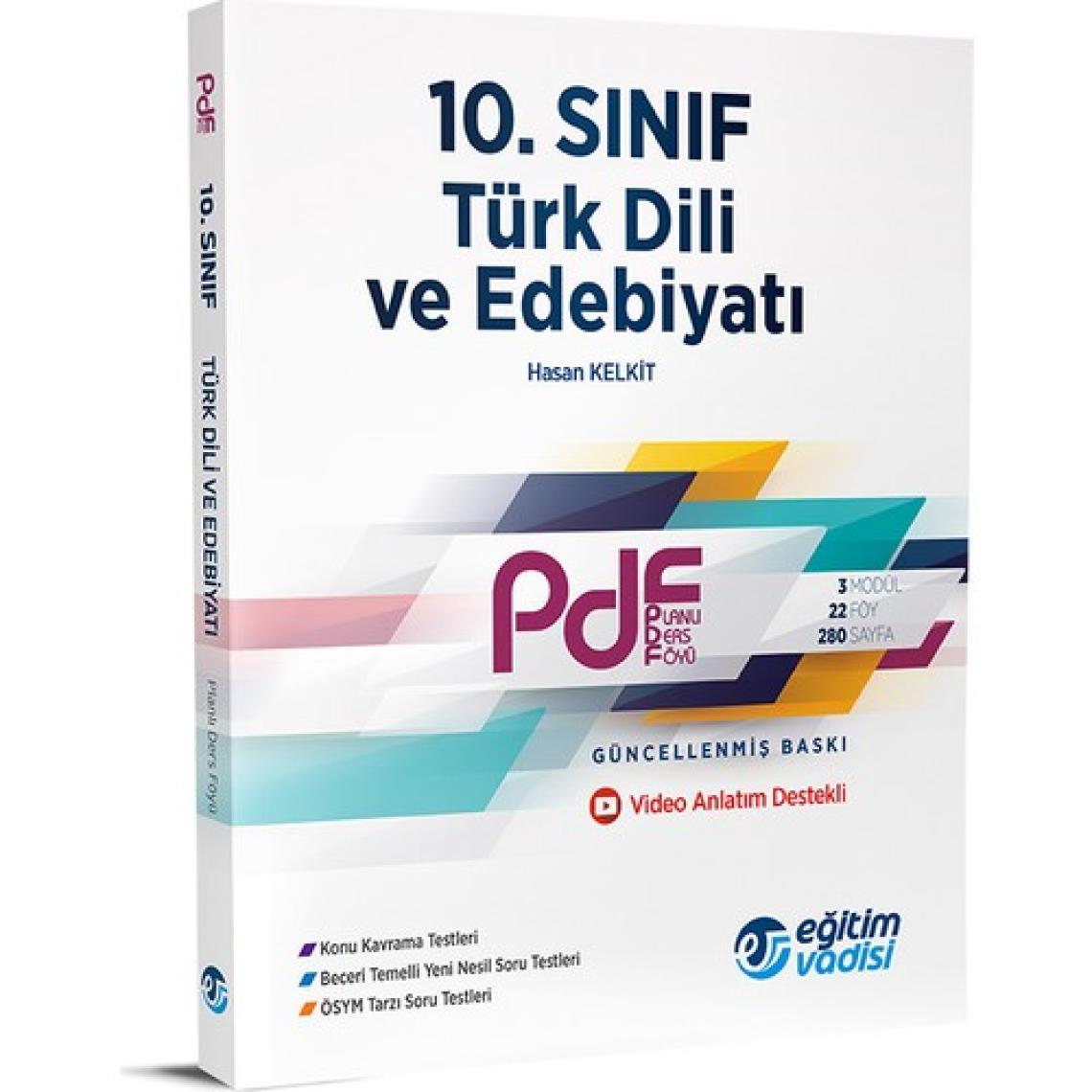 Eğitim Vadisi Yayınları 10.Sınıf PDF Edebiyat Video Anlatım Destekli