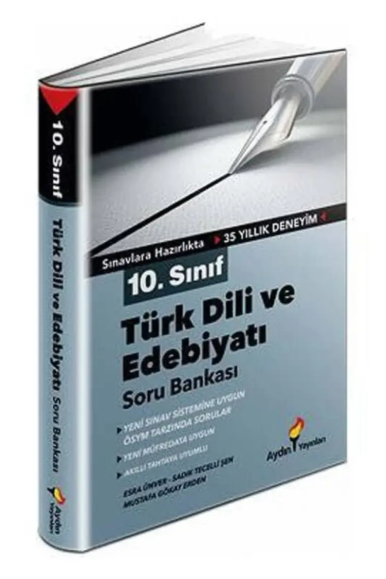 Aydın Yayınları 10. Sınıf Türk Dili ve Edebiyat Soru Bankası