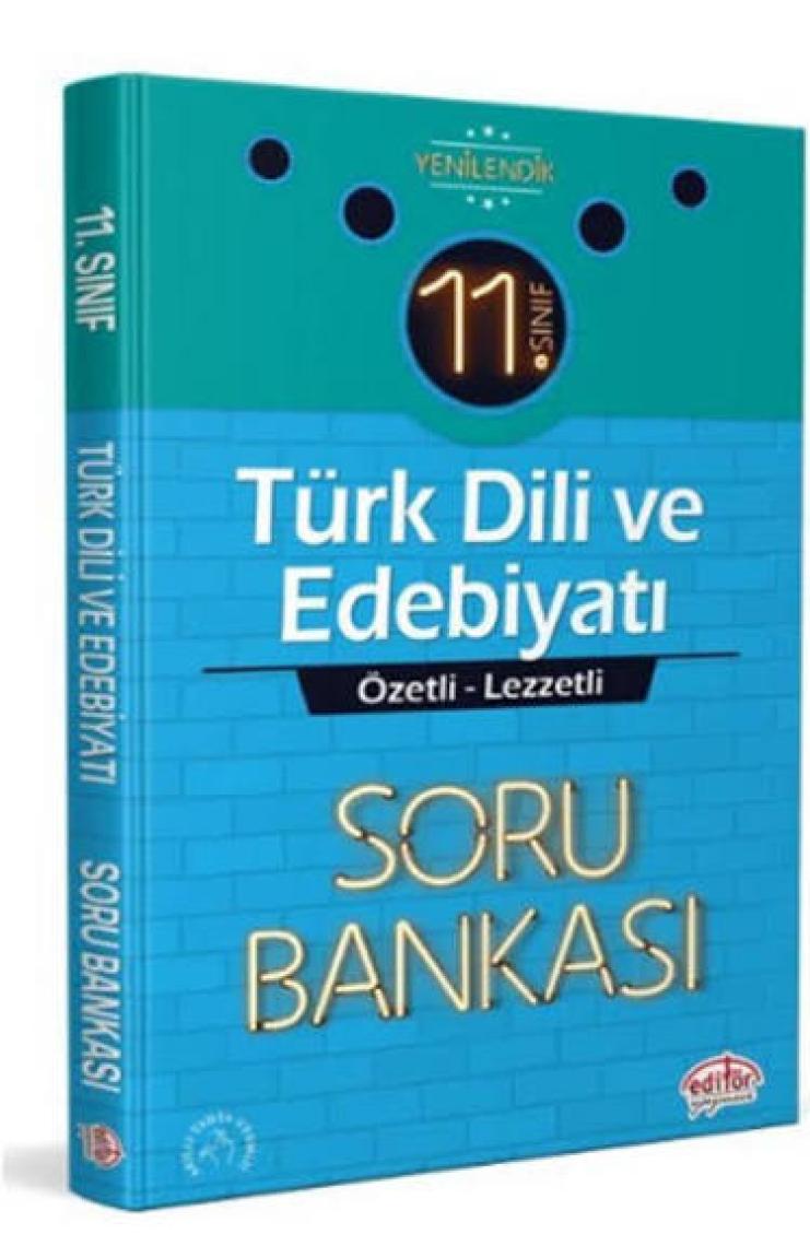 Editör Yayınları 11. Sınıf Türk Dili ve Edebiyatı Özetli Lezzetli Soru Bankası