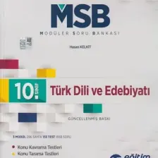 Eğitim Vadisi Yayınları 10.Sınıf Türk Dili Ve Edebiyatı Modüler Soru Bankası