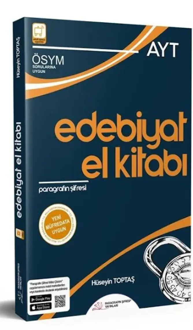 Paragrafın Şifresi Yayınları AYT Edebiyat El Kitabı