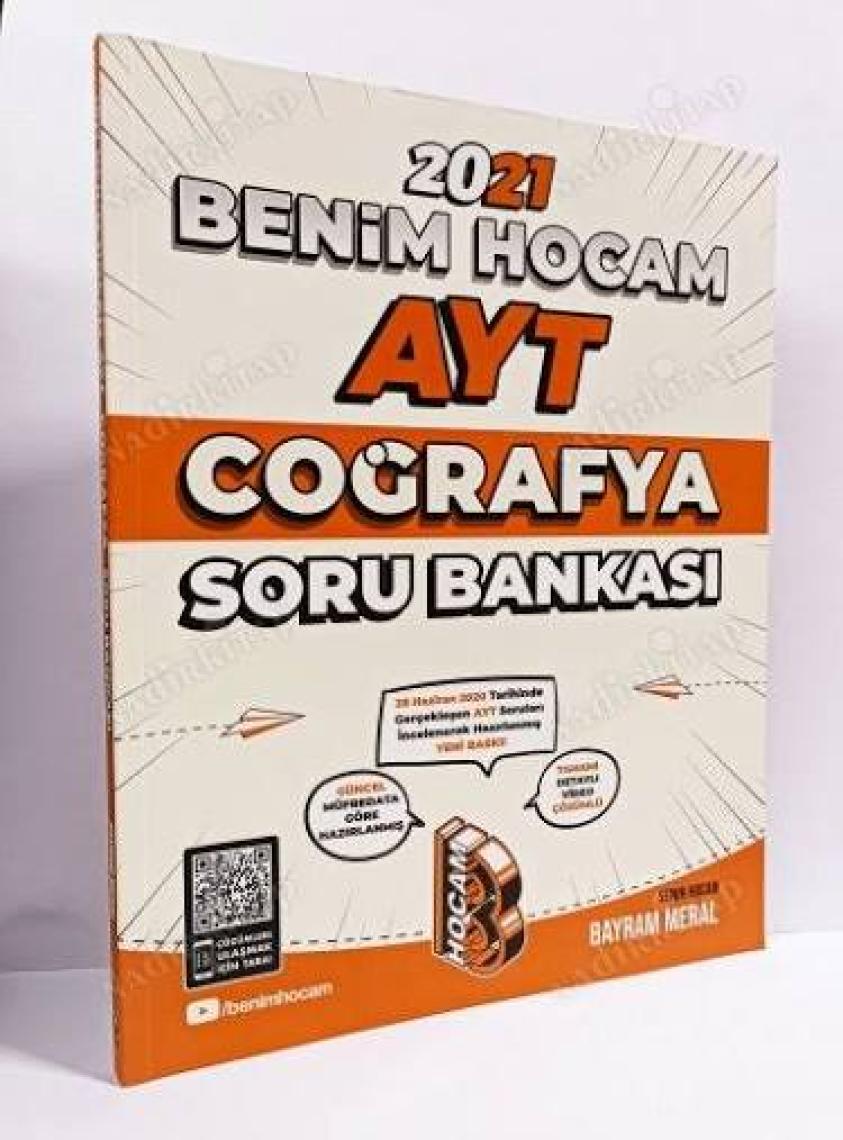 Benim Hocam Yayınları AYT 2022 Coğrafya Tamamı Video Çözümlü Soru Bankası