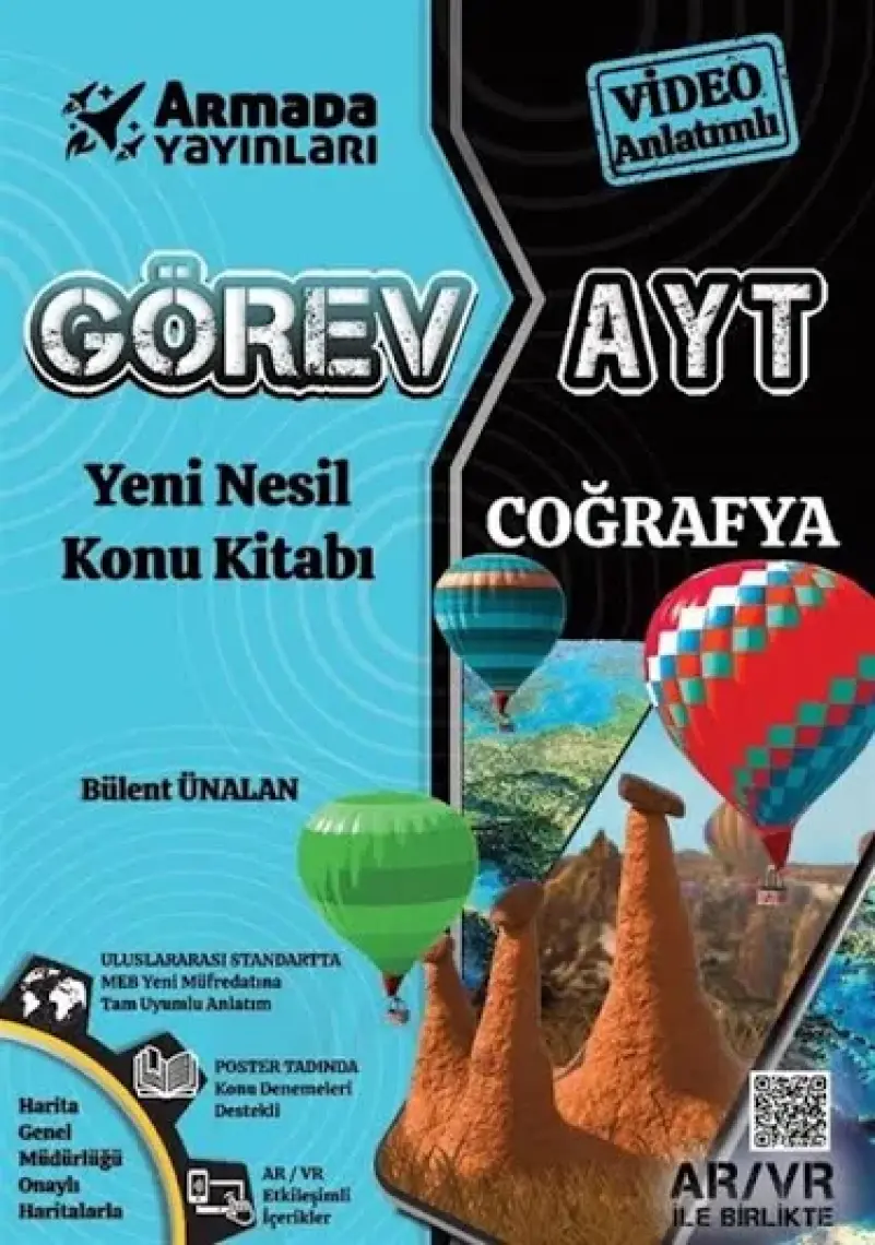 Armada Yayınları 2021 Görev Ayt Coğrafya Yeni Nesil Konu Kitabı