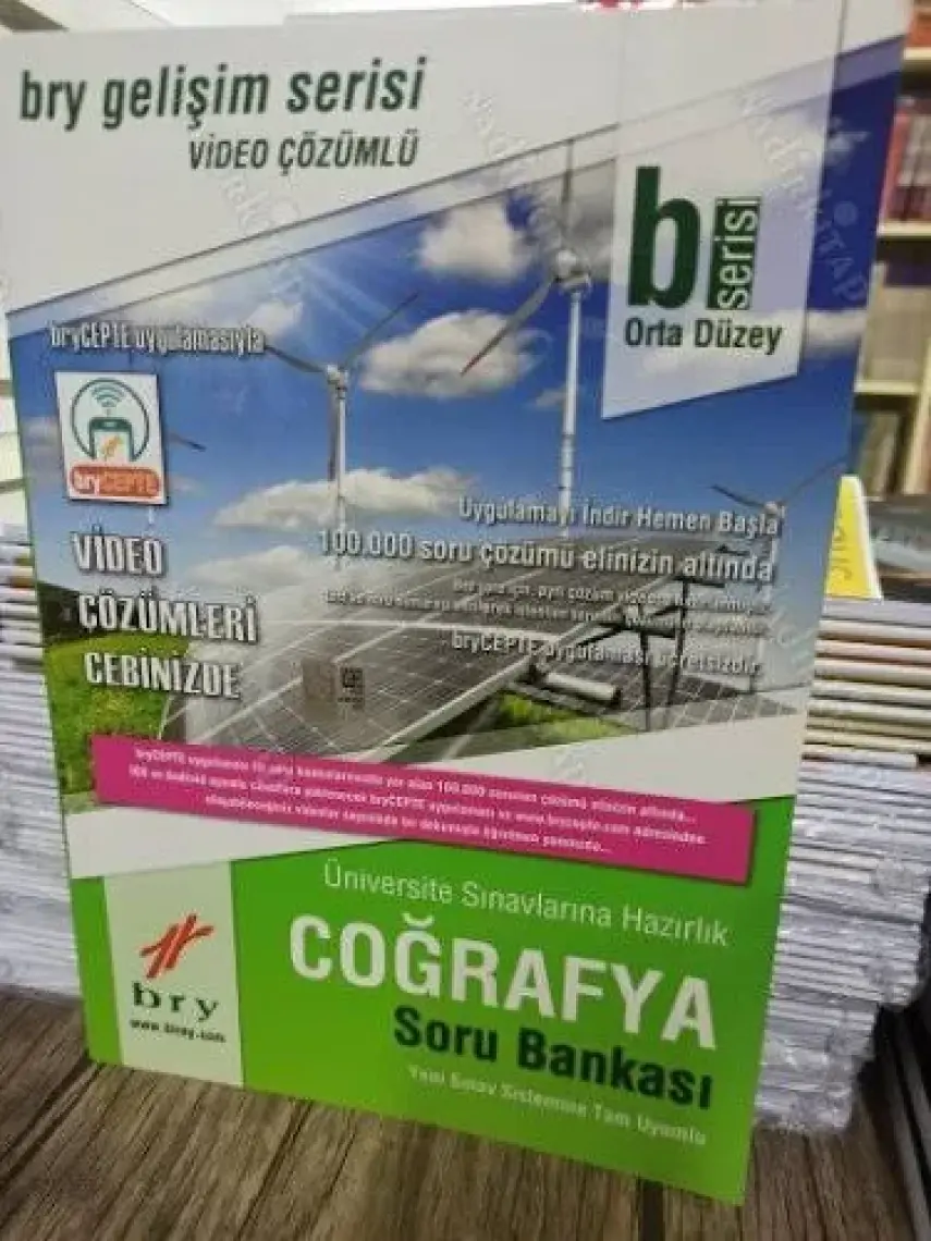 Bry Birey Eğitim Yayınları B Serisi Coğrafya Soru Bankası Orta Düzey