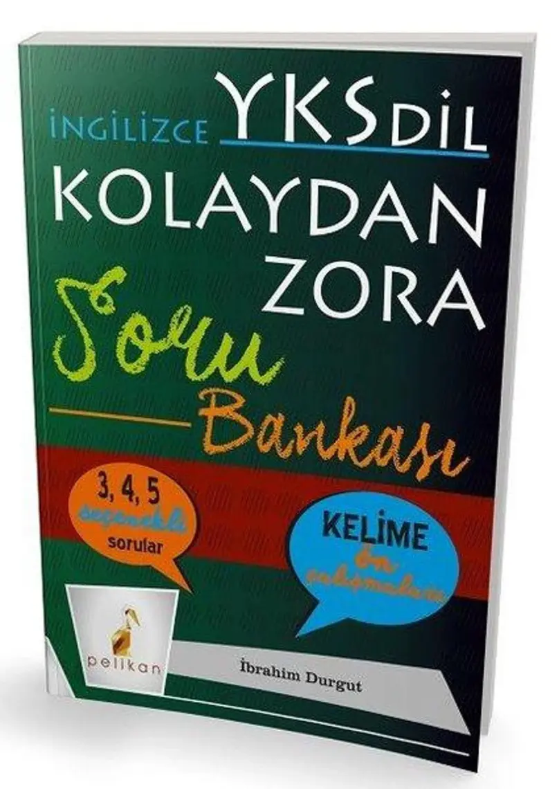 Pelikan Yayınları İngilizce YKSDİL Kolaydan Zora Soru Bankası