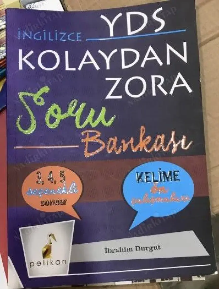 Pelikan Yayınları İngilizce YKSDİL Kolaydan Zora Soru Bankası