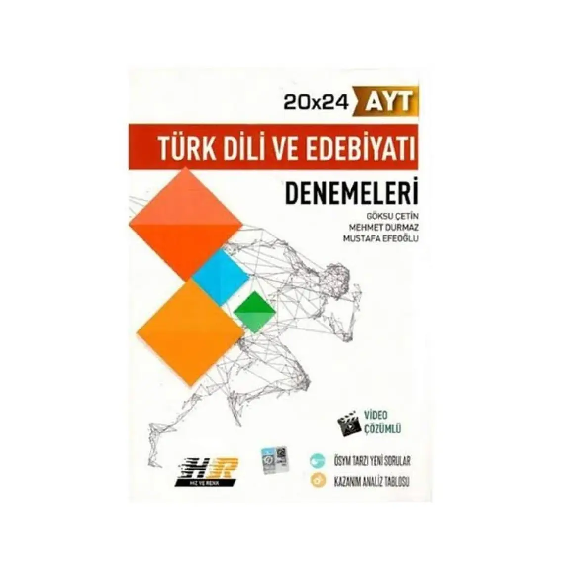 Hız ve Renk Yayınları AYT Türk Dili ve Edebiyatı 20x24 Denemeleri