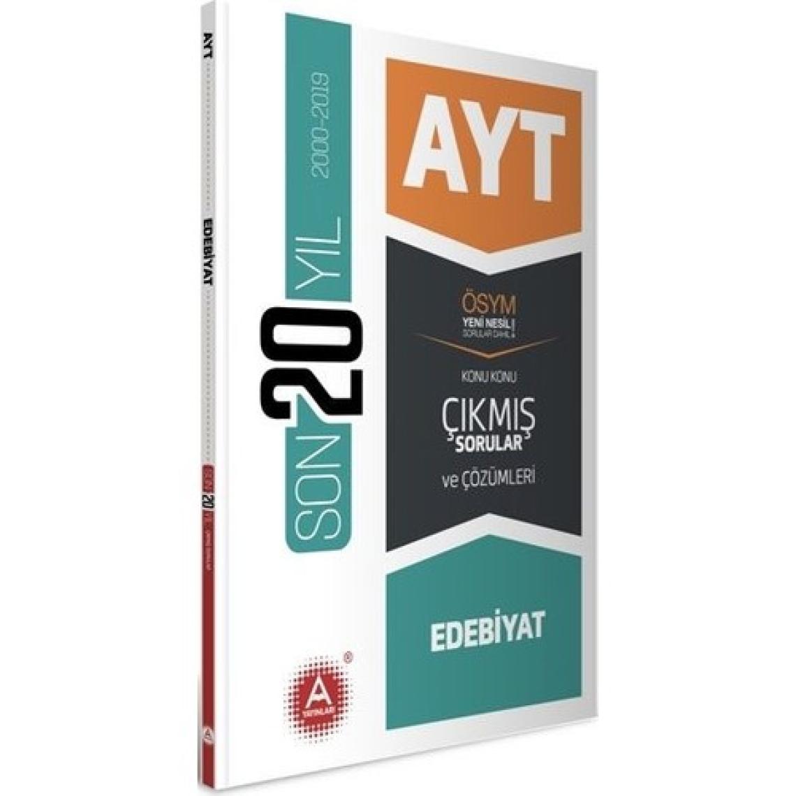 A Yayınları AYT Edebiyat Son 20 Yıl Konu Konu Çıkmış Sorular