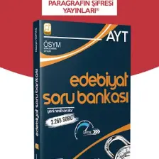 Paragrafın Şifresi Yayınları AYT Edebiyat Soru Bankası