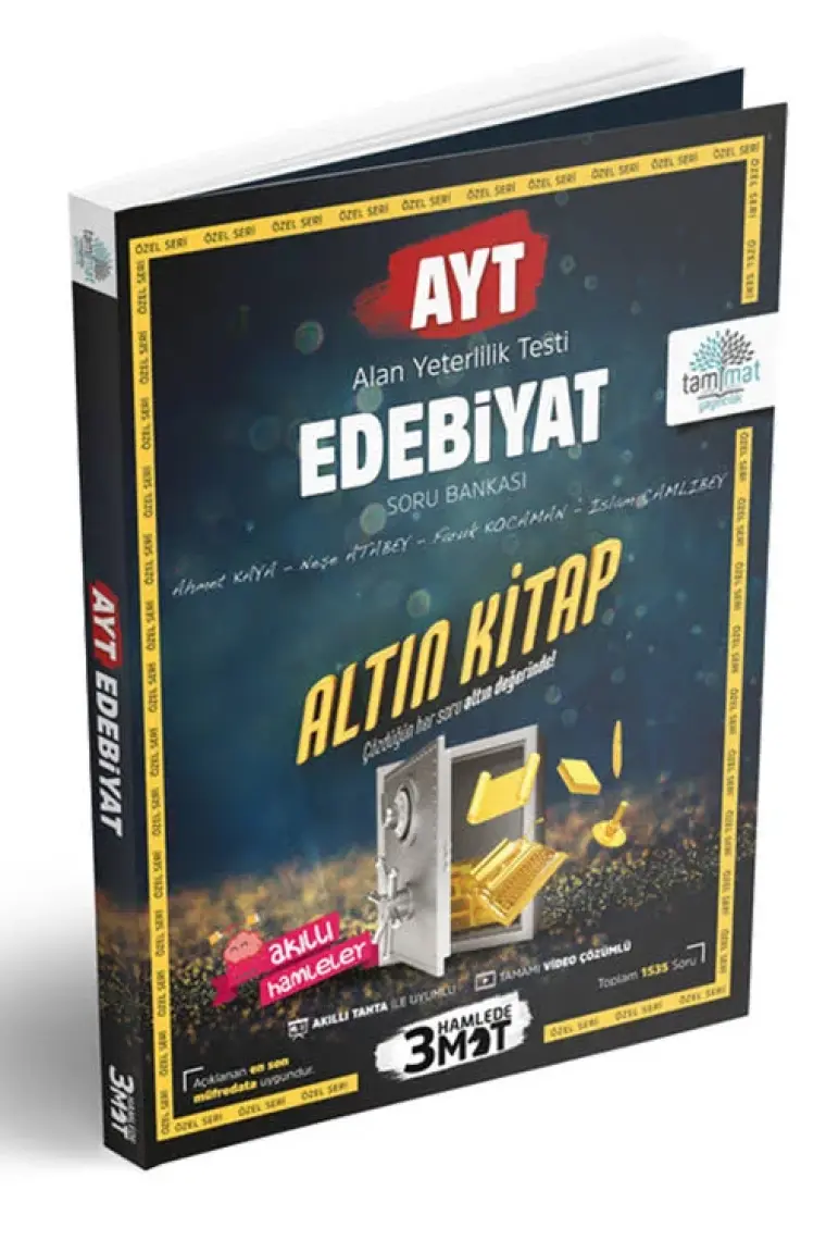 Tammat Yayıncılık 3 Hamlede Mat Ayt Edebiyat Soru Bankası