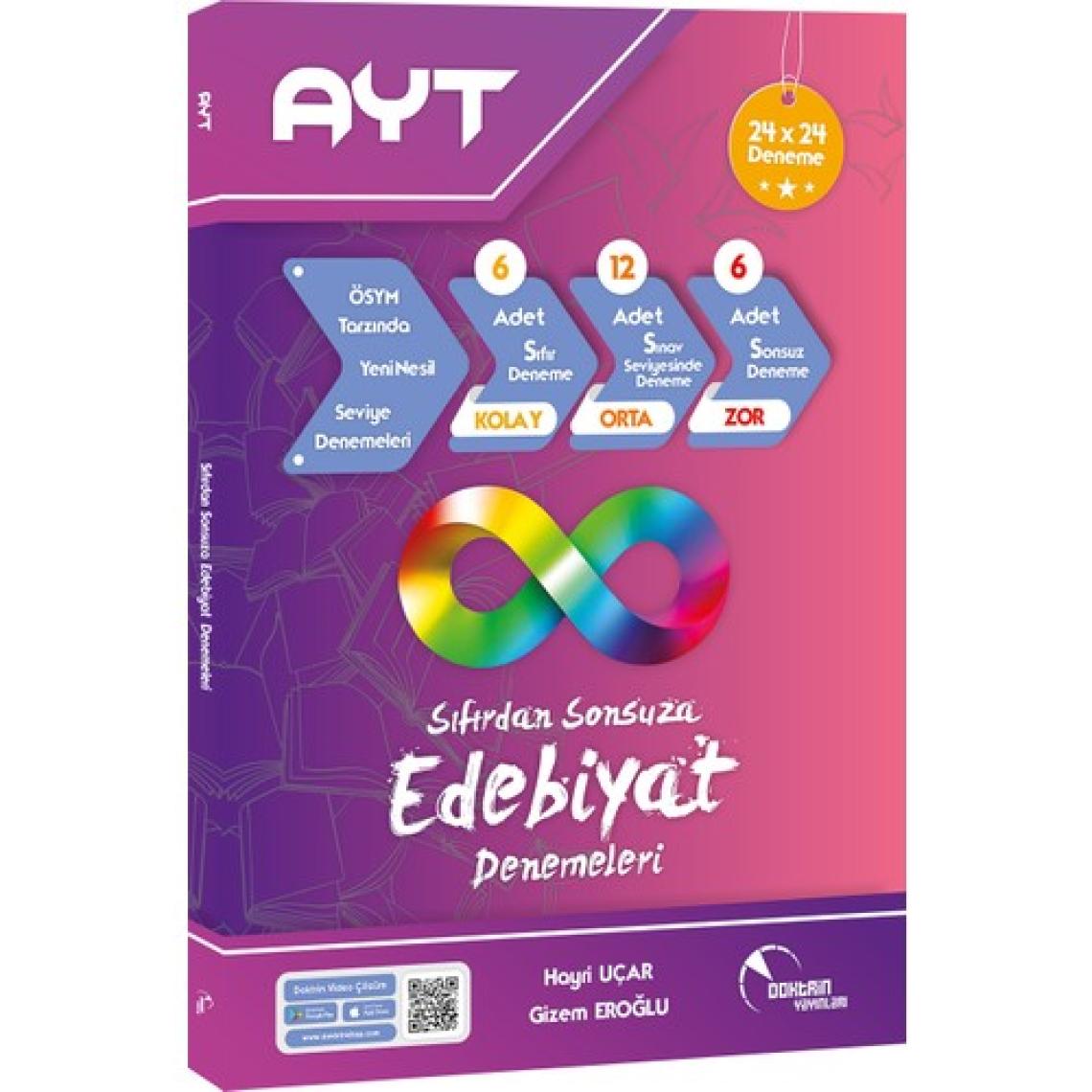 Doktrin Yayınları AYT Sıfırdan Sonsuza Edebiyat 24 lü Deneme
