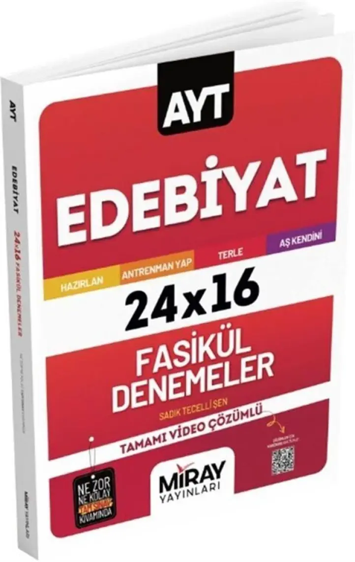 Ayt Edebiyat 24X16 Fasikül Denemeler