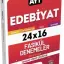 Ayt Edebiyat 24X16 Fasikül Denemeler
