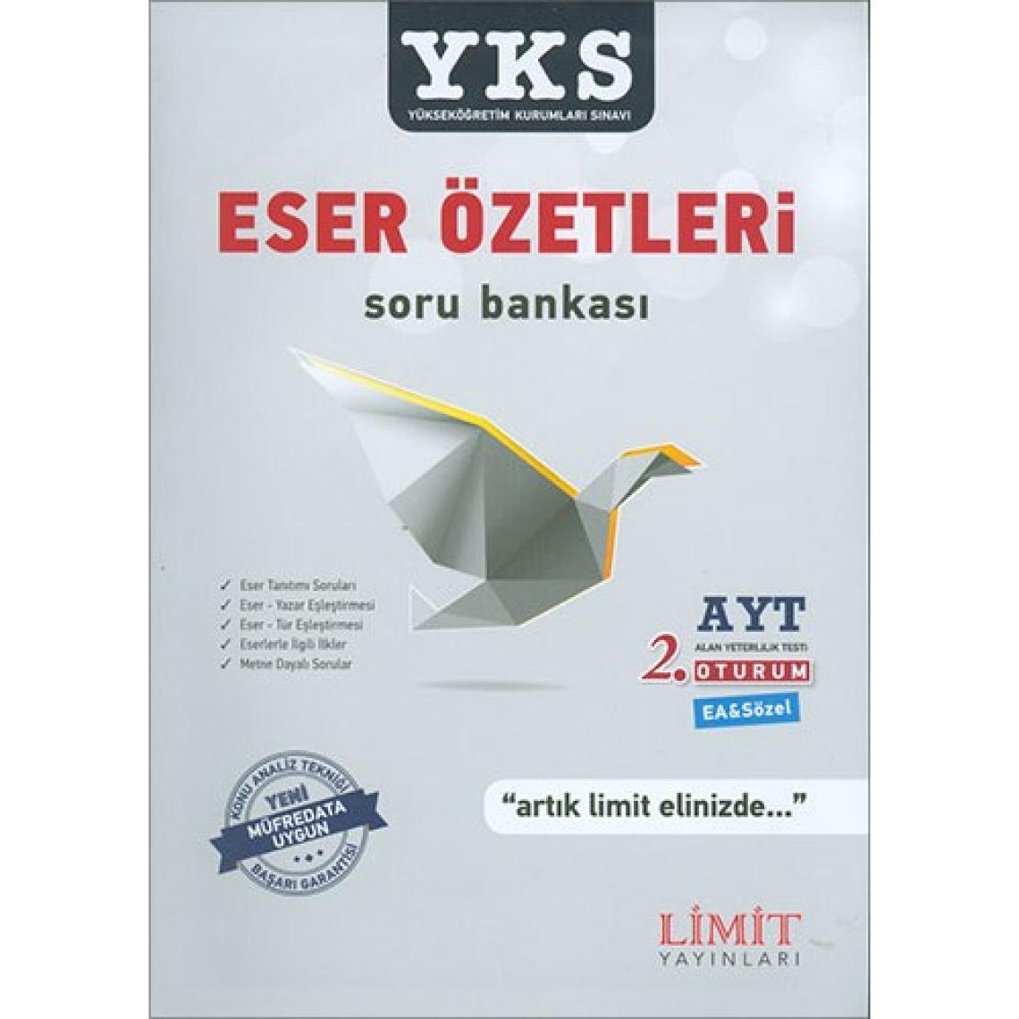 Limit Yayınları AYT Eser Özetleri Soru Bankası