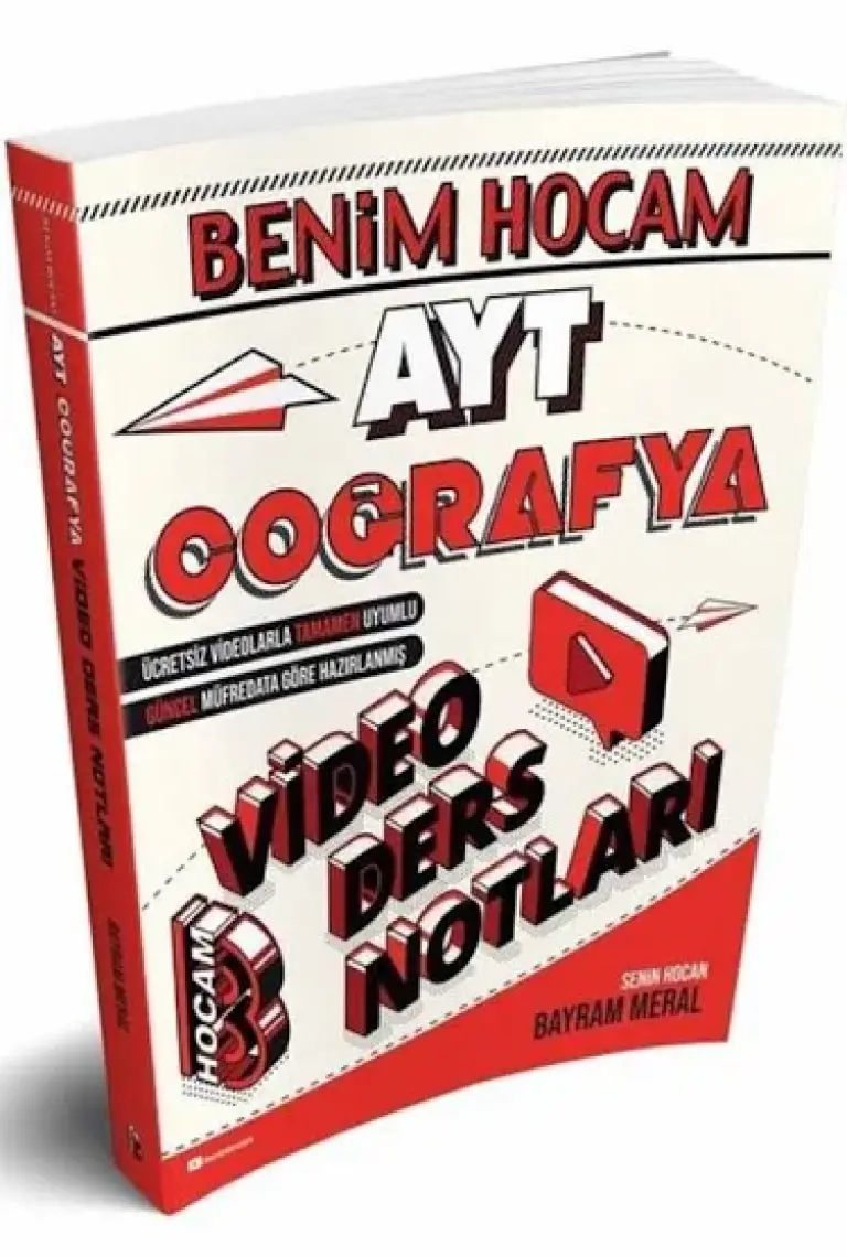 Benim Hocam Yayınları AYT 2022 Coğrafya Video Ders Defteri