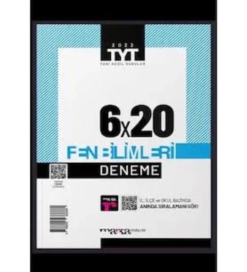 2024 TYT Fen Bilimleri 6 Deneme Tamamı Video Çözümlü Marka Yayınları