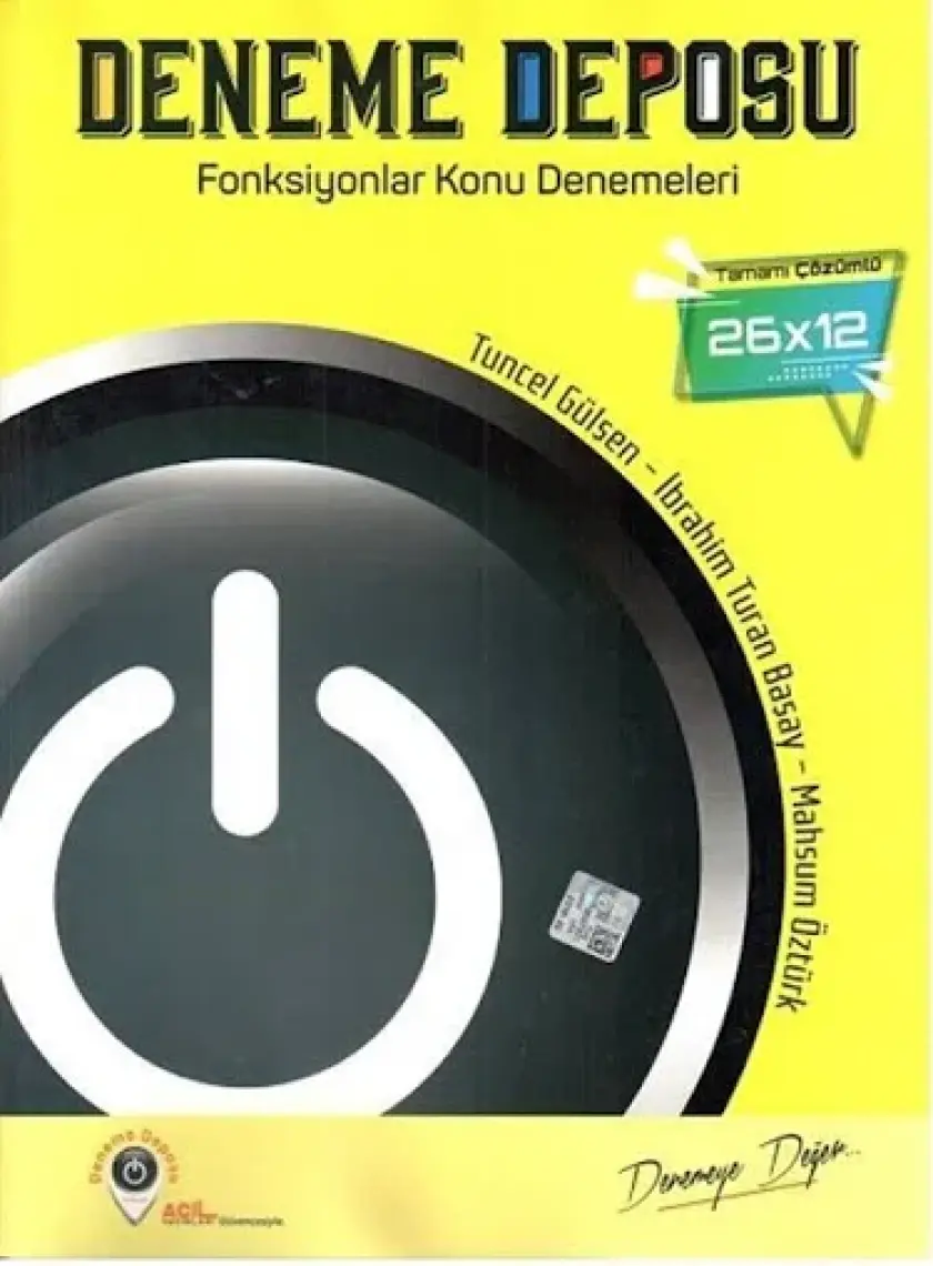 Deneme Deposu Tyt Fonksiyonlar Konu Denemeleri
