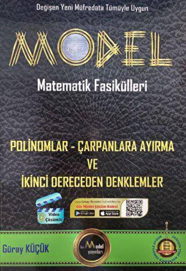 Gür Yayınları 10 Model Fasikülleri Polinomlar Çarpanlara Ayırma ve Ikinci Dereceden Denklemler