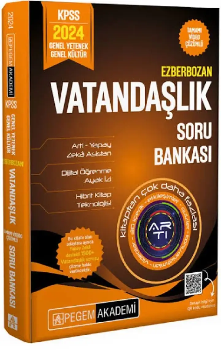 2024 Ezberbozan KPSS Genel Yetenek Genel Kültür Vatandaşlık Soru Bankası