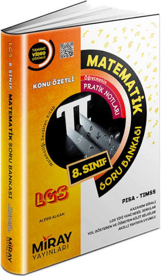 Miray Yayınları 8. Sınıf LGS Matematik Konu Özetli Soru Bankası