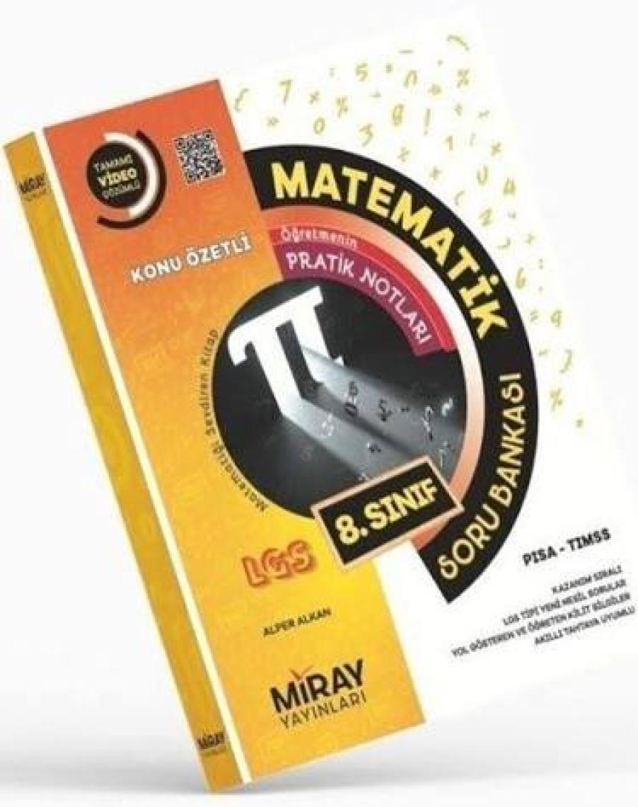 Miray Yayınları 8. Sınıf LGS Matematik Konu Özetli Soru Bankası