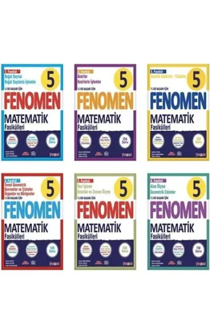 Fenomen Yayıncılık 5. Sınıf Matematik Fasikül Seti