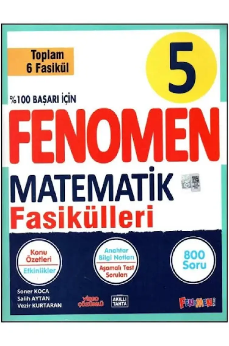 Fenomen Yayıncılık 5. Sınıf Matematik Fasikül Seti