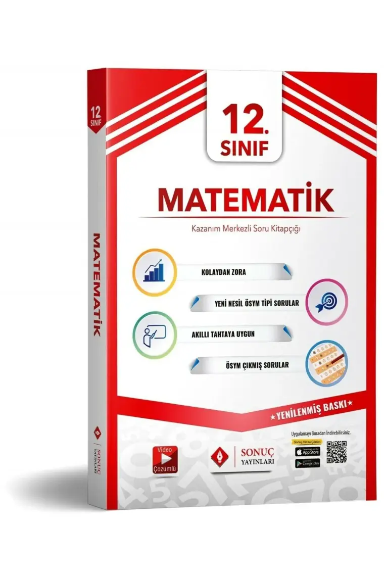 Sonuç Yayınları  12.Sınıf Matematik Modüler Set 2021-2022