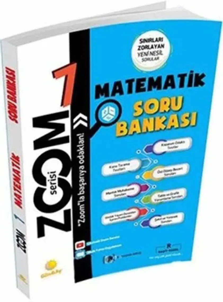 Günay Yayınları Gün&Ay Yayınları 7. Sınıf Zoom Matematik Soru Bankası