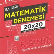 Teas Press 8. Sınıf Yeni Nesil Matematik Denemesi 20 Adet
