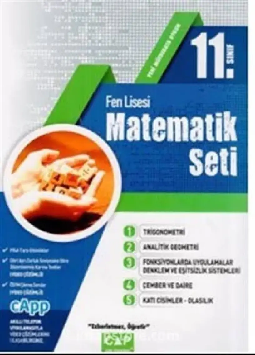 Çap Yayınları 11. Sınıf Fen Lisesi Matematik Seti