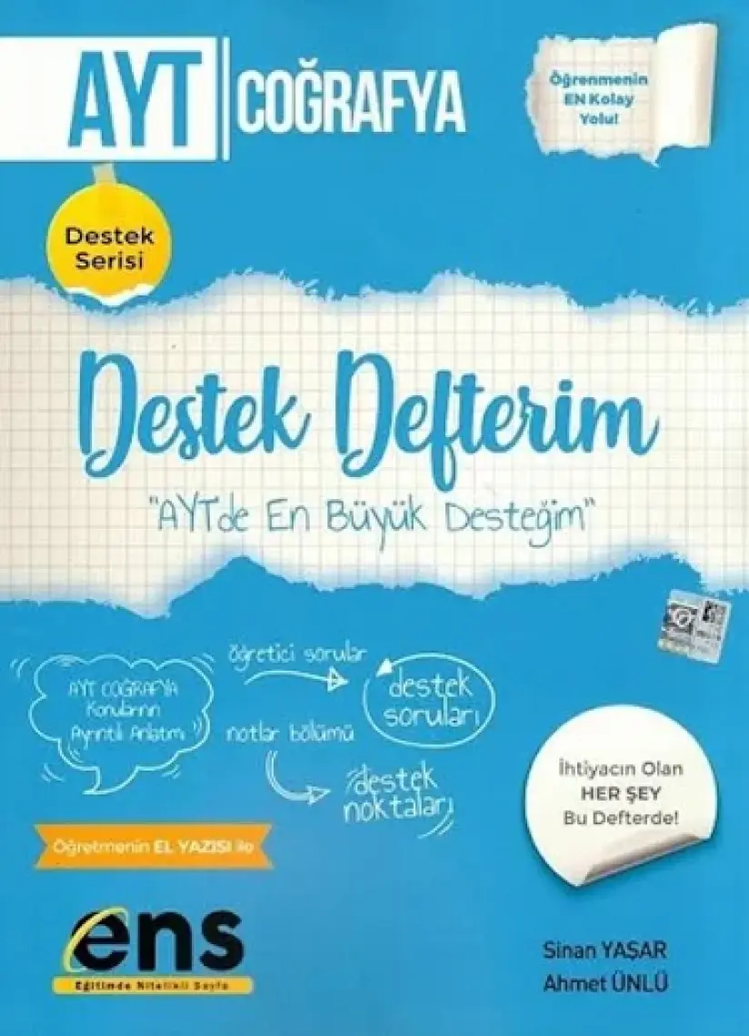 Ayt Coğrafya Destek Defterim