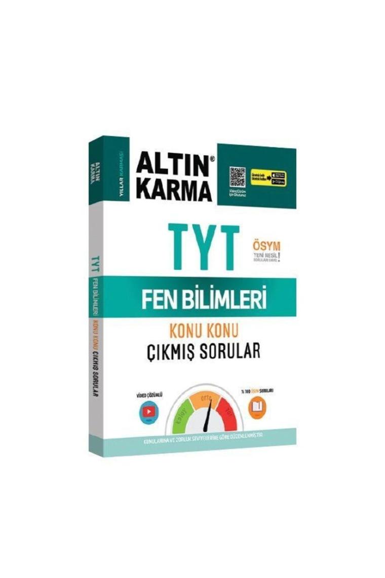 Altın Karma 2024 Tyt Fen Bilimleri Konu Konu Çıkmış Sorular (KOLAY-ORTA-ZOR)