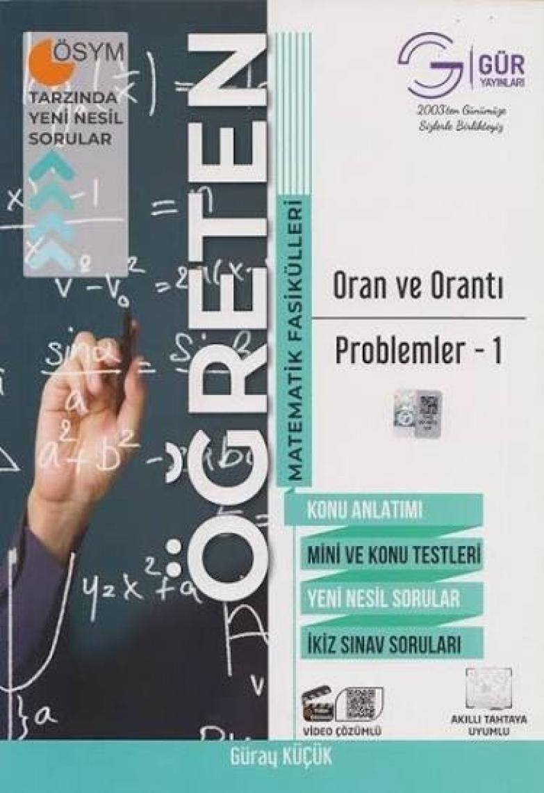 Gür Yayınları Öğreten Matematik Fasikülleri Oran Ve Orantı Problemler