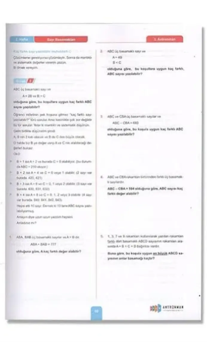 Antrenman Yayıncılık Antrenmanlarla Matematik 2