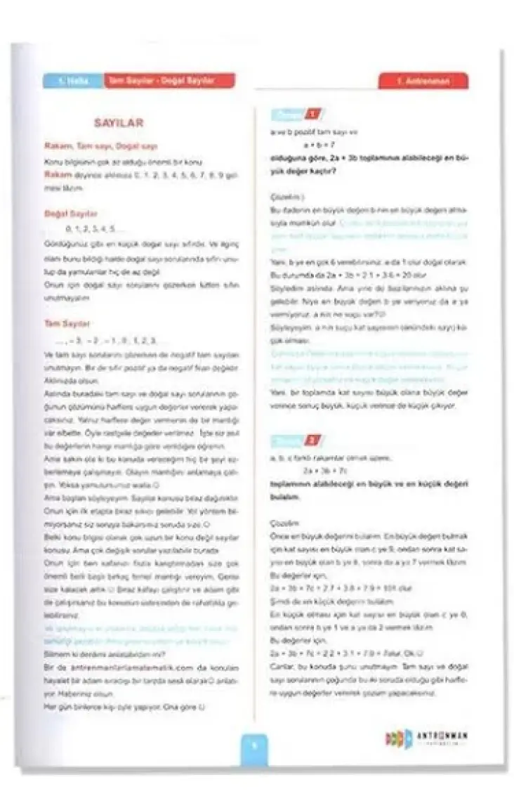 Antrenman Yayıncılık Antrenmanlarla Matematik 2