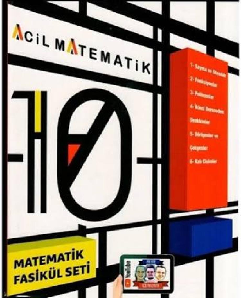 Acil Yayınları 10. Sınıf Matematik 6'lı Fasikül Set